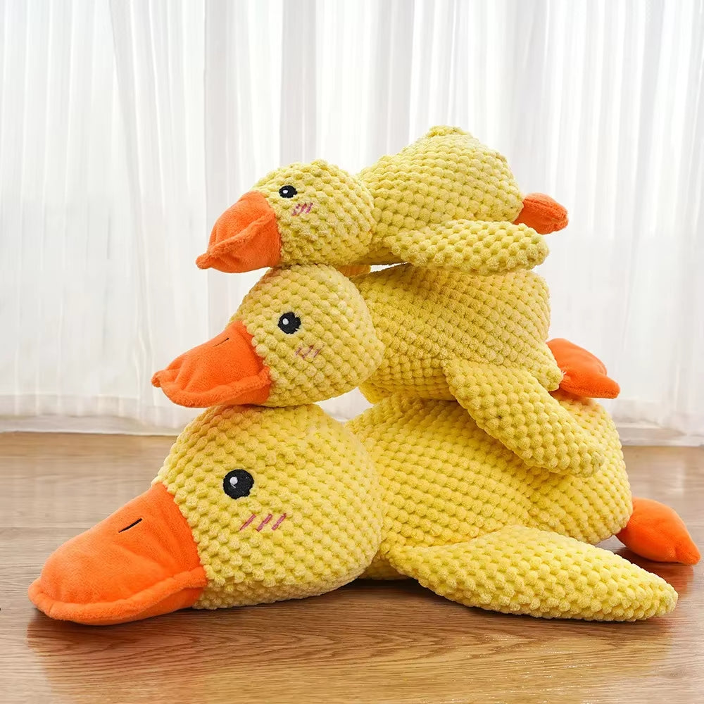 Snuggle Your Pup with Our Adorable Calming Duck Plush Toy! 🦆 Perfect for Chewing & Squeaking Fun! 🐾💖 #PetLovers #DogToys