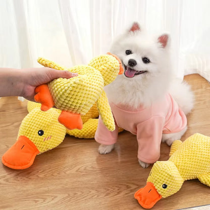 Snuggle Your Pup with Our Adorable Calming Duck Plush Toy! 🦆 Perfect for Chewing & Squeaking Fun! 🐾💖 #PetLovers #DogToys