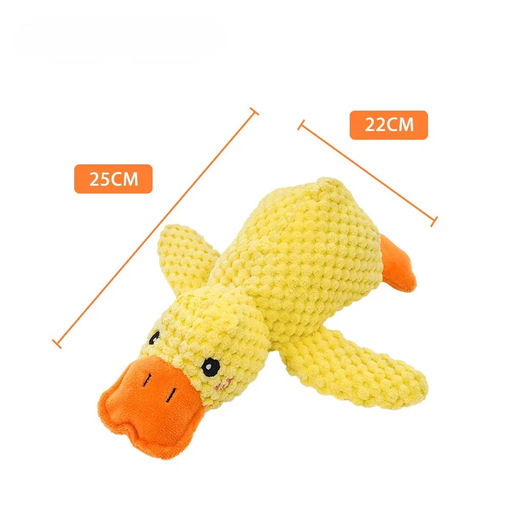 Snuggle Your Pup with Our Adorable Calming Duck Plush Toy! 🦆 Perfect for Chewing & Squeaking Fun! 🐾💖 #PetLovers #DogToys