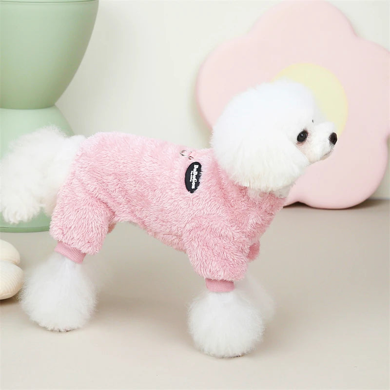 Keep Your Pup Cozy and Chic: Trendy Fleece Jumpsuits for Small and Medium Dogs! 🐾💕 Perfect for Your Stylish Chihuahuas, French Bulldogs, and Yorkies!