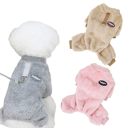 Keep Your Pup Cozy and Chic: Trendy Fleece Jumpsuits for Small and Medium Dogs! 🐾💕 Perfect for Your Stylish Chihuahuas, French Bulldogs, and Yorkies!