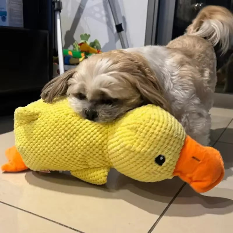 Snuggle Your Pup with Our Adorable Calming Duck Plush Toy! 🦆 Perfect for Chewing & Squeaking Fun! 🐾💖 #PetLovers #DogToys