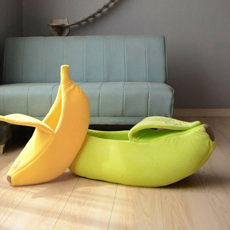 Transform Your Pet's Comfort with the Adorable Banana Cat Bed! 🍌🐾 Perfect for Cats & Small Dogs to Snuggle & Play! 🐱❤️ #CutePets #HomeDecor #PetComfort